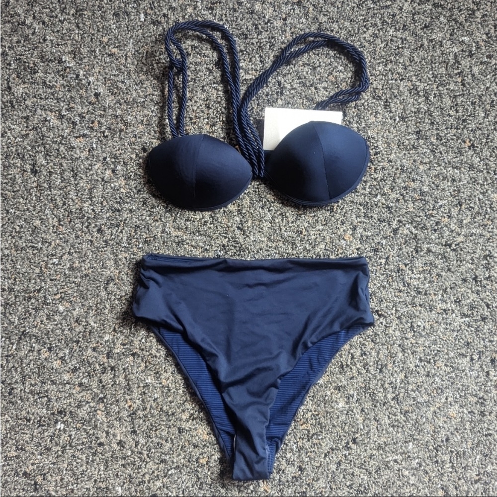 Baobab Navy Blue Bikini Set